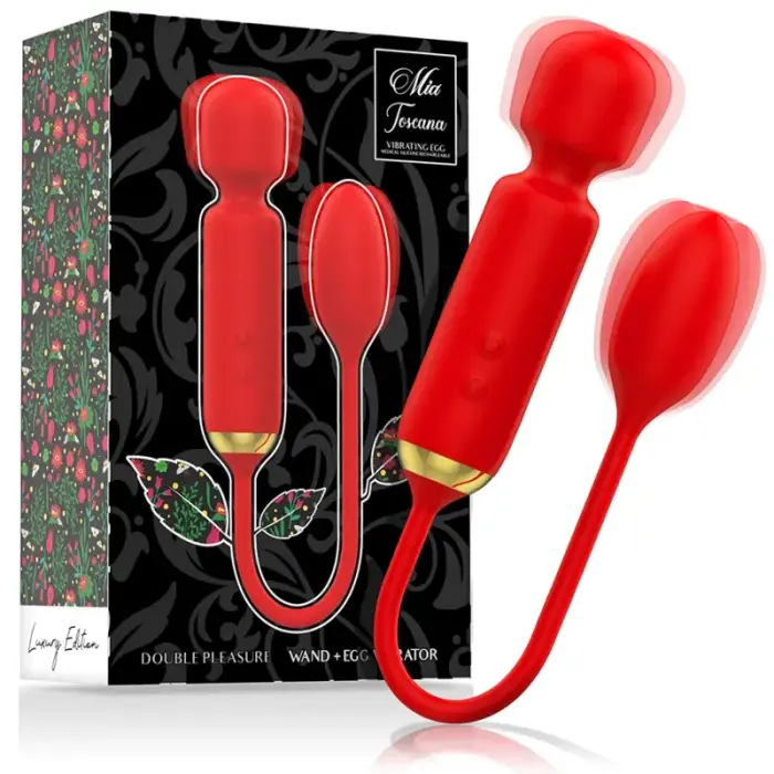 MIA Toscana Double Pleasure Wand & Vibrating Egg Set