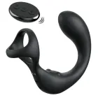 AFE Ass-Gasm Taint-Alizer Vibrating Cock Ring with Prostate & Perineum Stimulator – Black — Photo 3