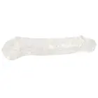 Crystal Clear RC Vibrating Extension Sleeve – remote-controlled vibrating penis extension – transparent – 10 cm — Photo 4