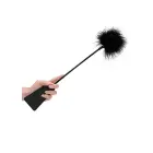 Ouch! Crop With Feather - Black Foto 3