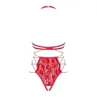 Obsessive Rediosa pitsist bodi – punane – S/M — Foto 4