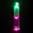 RealRock LED Vibrating Model dildo – 15 cm (6″) – caurspīdīgs — Foto 5