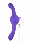 Evolved Our Gyro Vibe двойной гибкий силиконовый вибратор – 22.8 см (9″) – фиолетовый — Фото 2