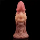 Love Toy Реалистичный двухслойный силиконовый дилдо с присоской – 18 см (7″) – Телесный — Фото 3