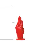 All Red Fist dildo – Ergonomiškas dizainas — Nuotrauka 1