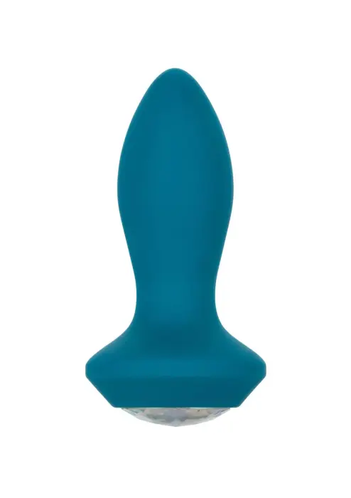 Vibrating Petite Crystal Anal Probe – Blue