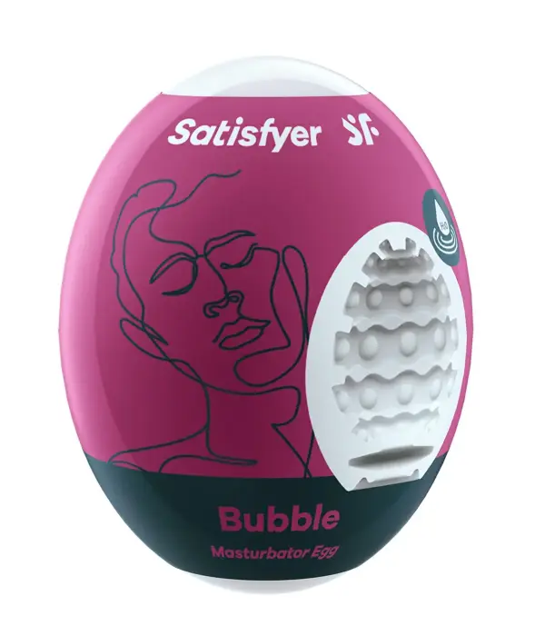 Satisfyer EGGCITED masturbatora ola – violeta/balta