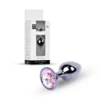Plug-Jewellery Dark Silver Anal Plug – 7 cm (2.8″) – Pink — Photo 10