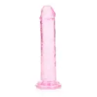 Reālistisks dildo ar piesūcekni – 14.5 cm (5.7″) – Caurspīdīgs Foto 5