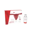 Brazilian Panty Set with Strawberry Lubricant – red — Photo 1