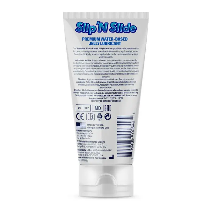 Swiss Navy Slip'N Slide esmaklassiline veepõhine librikant – 148 ml