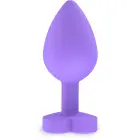 Slepenās ieejas anālais spraudnis – līdz 7 cm – Violets — Foto 14