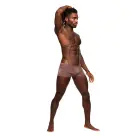 Male Power Inter-mingle Mini Short – M – Purple — Photo 2