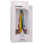Groovy Silicone Anal Plug – 12 cm – Multicolored — Photo 1