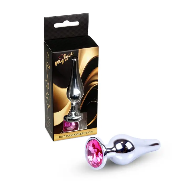 MyLove Toys Jewellery Silver anaaltapp – 9.5 cm (3.7″) – Roosa