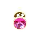 MyLove Toys Jewellery Gold anālais spraudnis – 9.5 cm (3.7″) – Rozā — Foto 2
