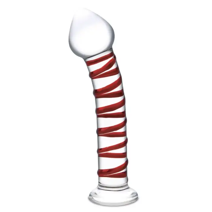 Glas Mr. Swirly stikla dildo – 20.3 cm (8″)