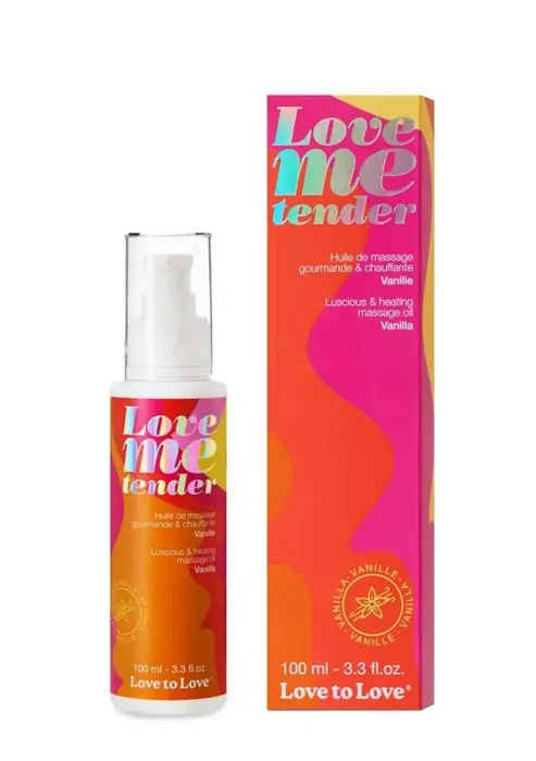 LOVE ME TENDER Masāžas eļļa – Vaniļas – 100 ml