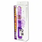 BAILE Super Sex dubultas darbības rotējošs truša vibrators – 23 cm (9″) – rozā — Foto 3