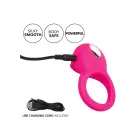 Vibrating Cock Ring with Teasing Tongue – Pink — Photo 6