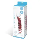 Glas Mr. Swirly stikla dildo – 25.5 cm (10″) – caurspīdīgs — Foto 2
