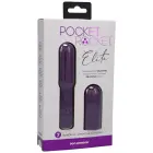 Elite Mini Vibrator with Interchangeable Attachment – 10 cm (4″) – Purple — Photo 1