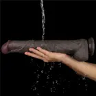 XXL Bendable Dual Layered Silicone Dildo – 36.8 cm (14.5″) – Black — Photo 5