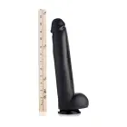 The Master Dildo with Suction Cup – 25 cm (10″) – Black — Photo 5