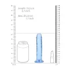 Sirge realistlik dildo iminapaga – 15.5 cm (6.1″) – Läbipaistev — Foto 5