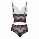 Christine Valerie Lace Bralette Set Purple - Soft Stretchy Lingerie — Foto 7