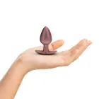 Smooth Silicone Anal Plug – 7.9 cm (3.1″) – Rose Gold — Photo 3