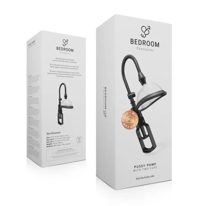 Bedroom Fantasies – vagina pump set with interchangeable cups