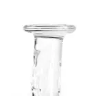 Stiklinis skaidrus apvalus dildo – 19 cm (7.5″) — Nuotrauka 4