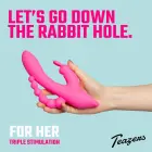 Double Rabbit Vibrator – 21 cm – Multicolored — Photo 10