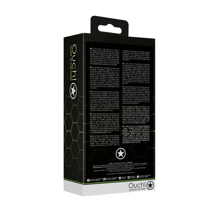 Anālais spraudnis ar erekcijas gredzenu – tumsā spīdošs Foto 2