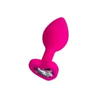 ToDo Anal Plug Diamond Heart – 7 cm – Rozā Foto 5