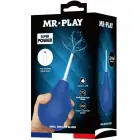 MR PLAY Super Power анальный душ 224 мл, USB-зарядка – голубой — Фото 7