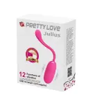 PRETTY LOVE Julius перезаряжаемое виброяйцо – 7 cm (2.75″) – розовый — Фото 7