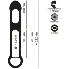 Crystal Clear RC Vibrating Extension Sleeve – remote-controlled vibrating penis extension – transparent – 10 cm — Photo 11