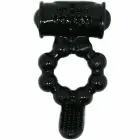 Baile Sweet Ring Dual-Stimulation Silicone Intimate Ring – Black — Photo 2