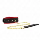 KINK Adjustable Collar with Fabric Leash – 33-48 cm x 5.7 cm – Black — Photo 3