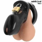 Addicted Toys Locked Model – Надежная регулируемая клетка целомудрия 10 cm черный — Фото 3