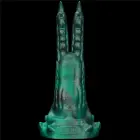 Savage Charm Double-Claw vibruojantis dildo – 19 cm (7.5″) – Spalvotas — Nuotrauka 12