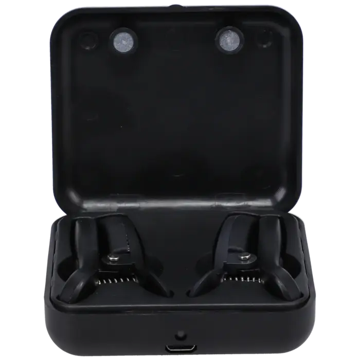 Vibro Grippers vibrējošas krūšu galu skavas ar futrāli – melnas Foto 4