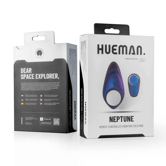 Hueman – Neptune вибрирующее кольцо для члена – фиолетовый