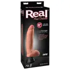 Pipedream Real Feel Deluxe No.5 reālistisks anatomisks vibrators – 20 cm (7.8″) – miesas krāsa — Foto 1