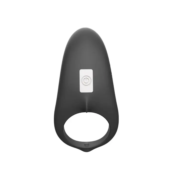 Shark Black Vibrating Cock Ring