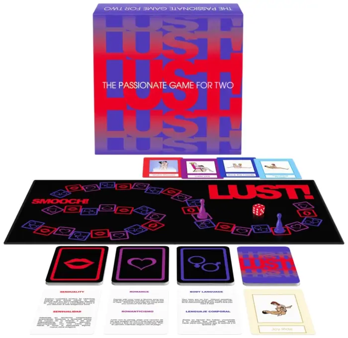 Kheper Games Lust! Board Game for Couples - Intimate Card & Dice Set