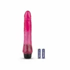 Jelly Passion lokans vibrējošs dildo – 20 cm (8″) – rozā — Foto 3