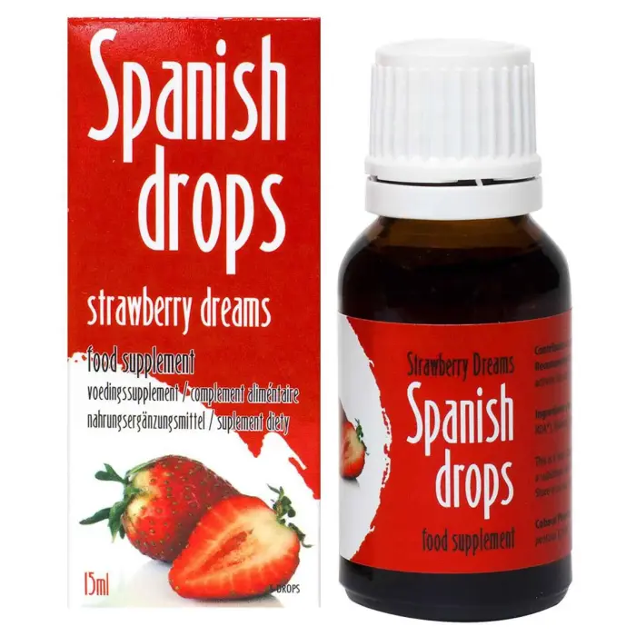 Spanish Drops Strawberry Dreams возбуждающие капли – 15 мл